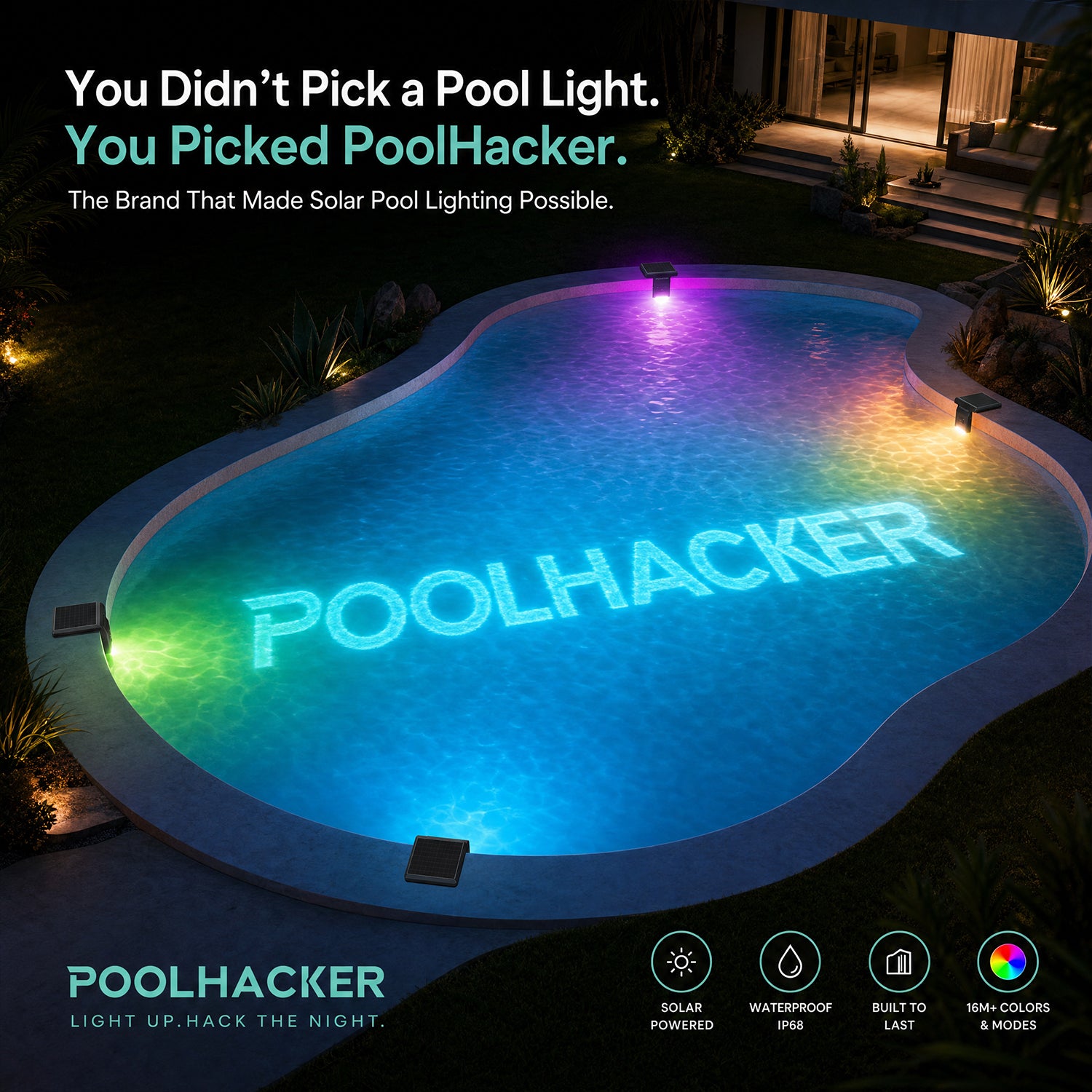 Solar Pool Lights for Inground & Above Ground Pool