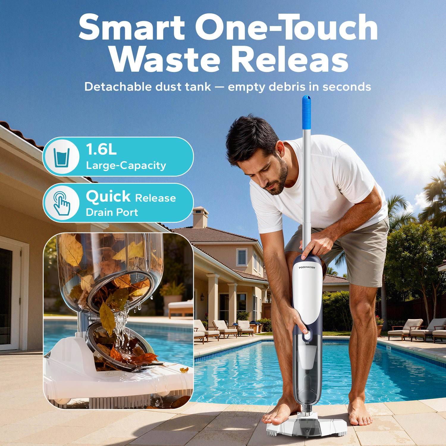 Cordless Handheld Pool Vacuum