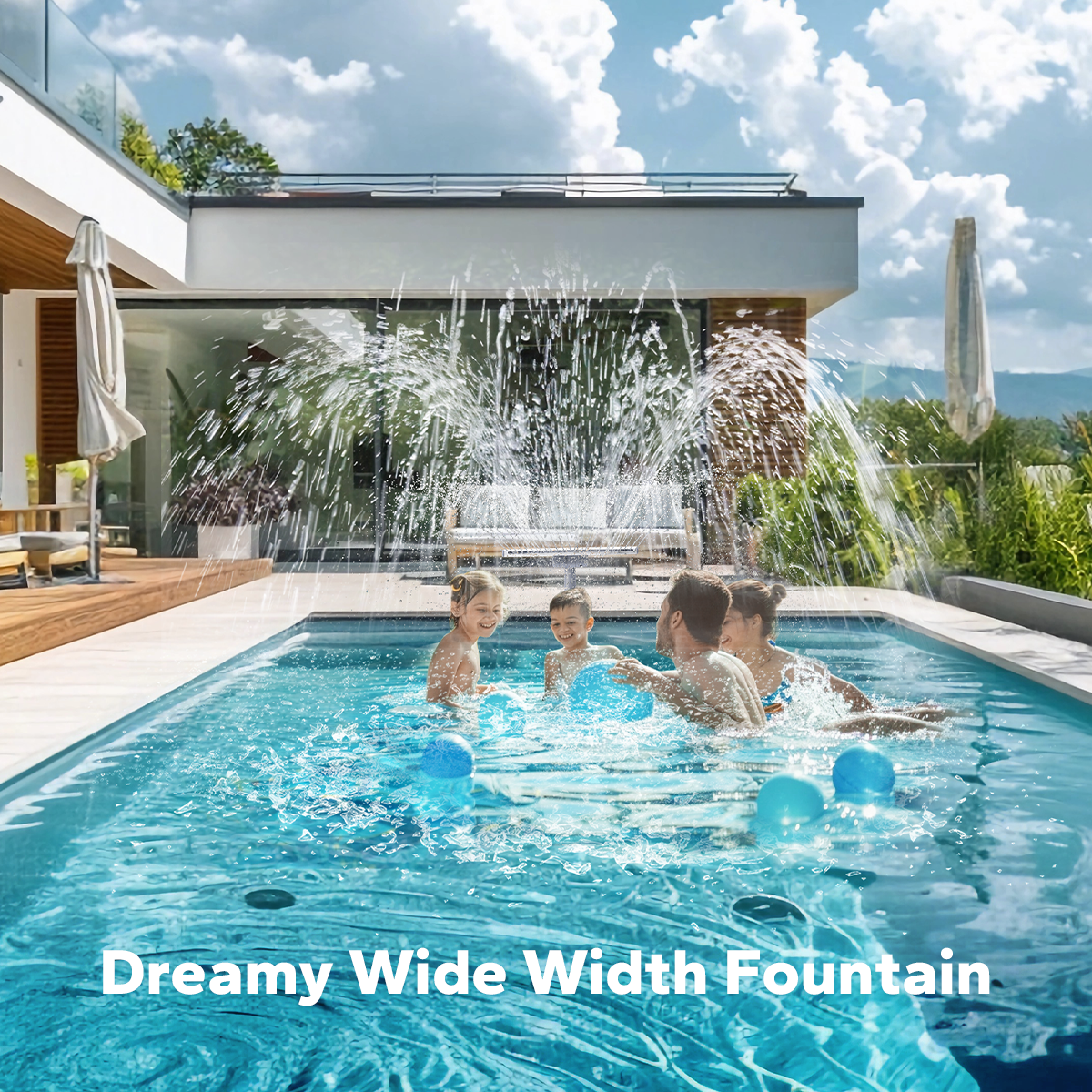 Pool fountain - Whale Tail