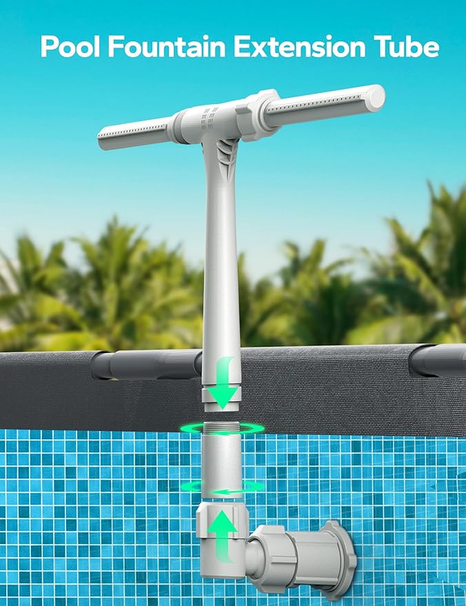 Pool fountain Extension Tube - 3 inches