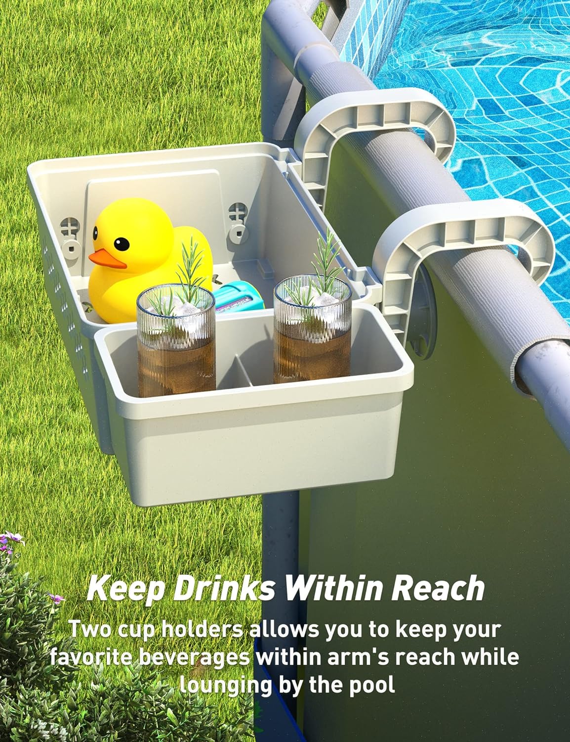 Poolside Storage Basket - for above ground pool