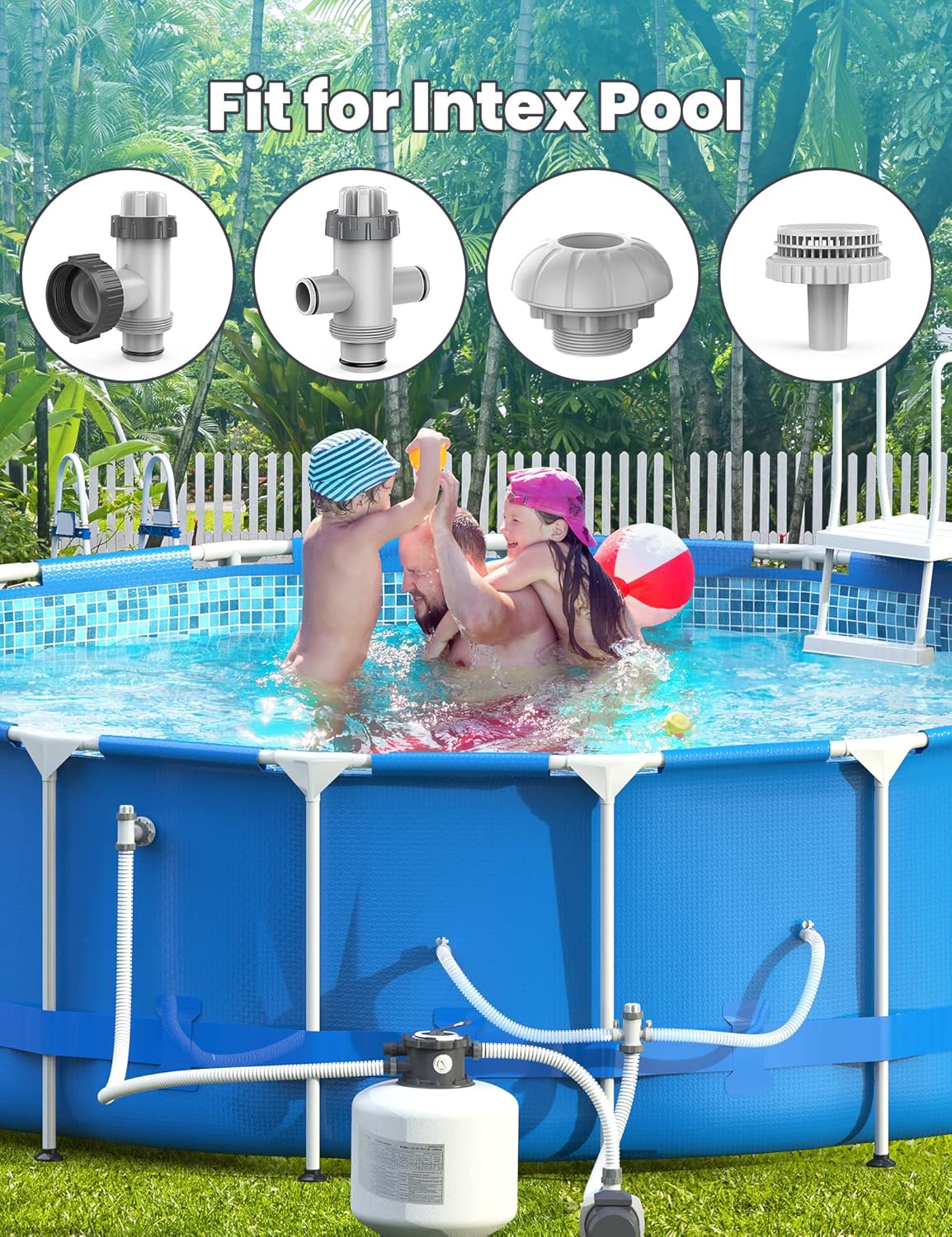 Pool Filter Part Kit Set