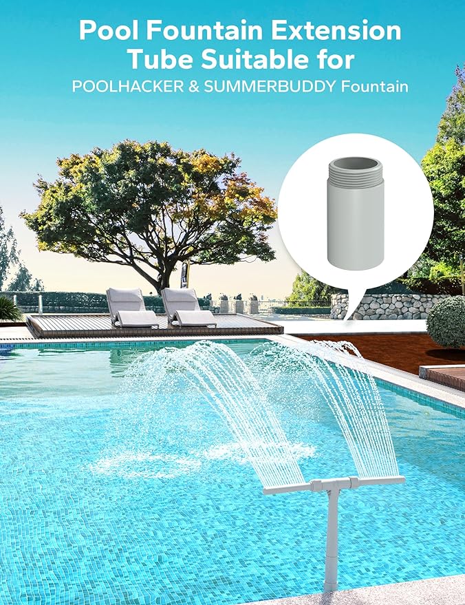 Pool fountain Extension Tube - 3 inches