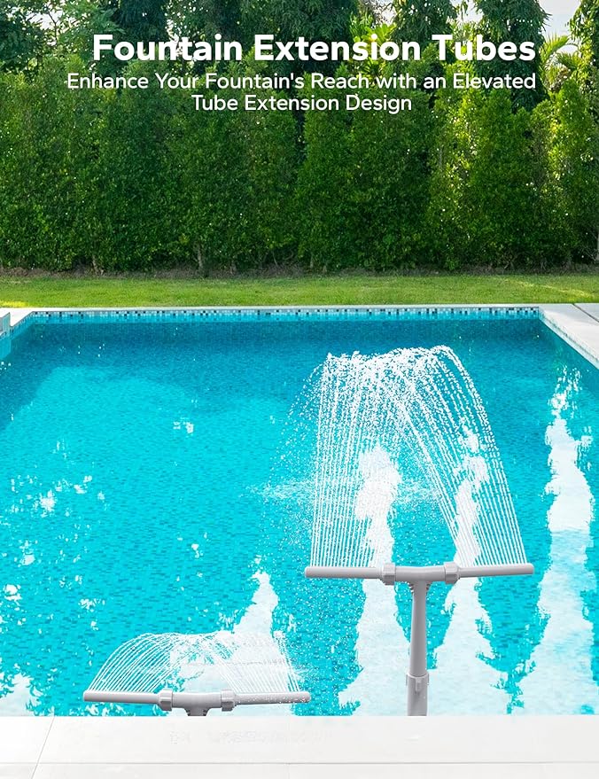 Pool fountain Extension Tube - 3 inches