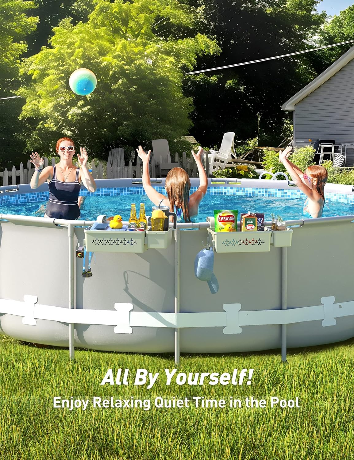 Poolside Storage Basket - for above ground pool