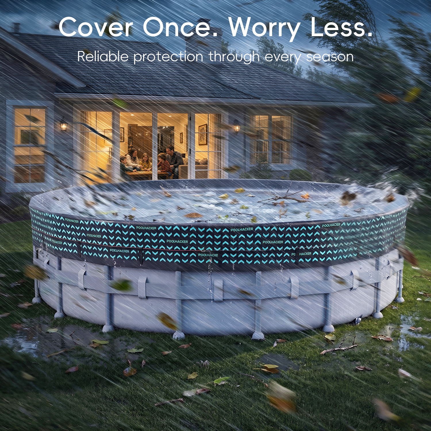 Round Pool Cover for Above Ground Pools