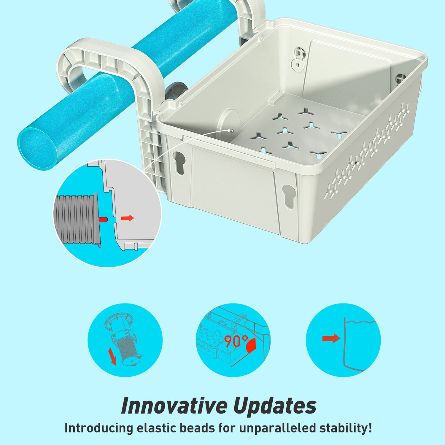 Poolside Storage Basket - for above ground pool