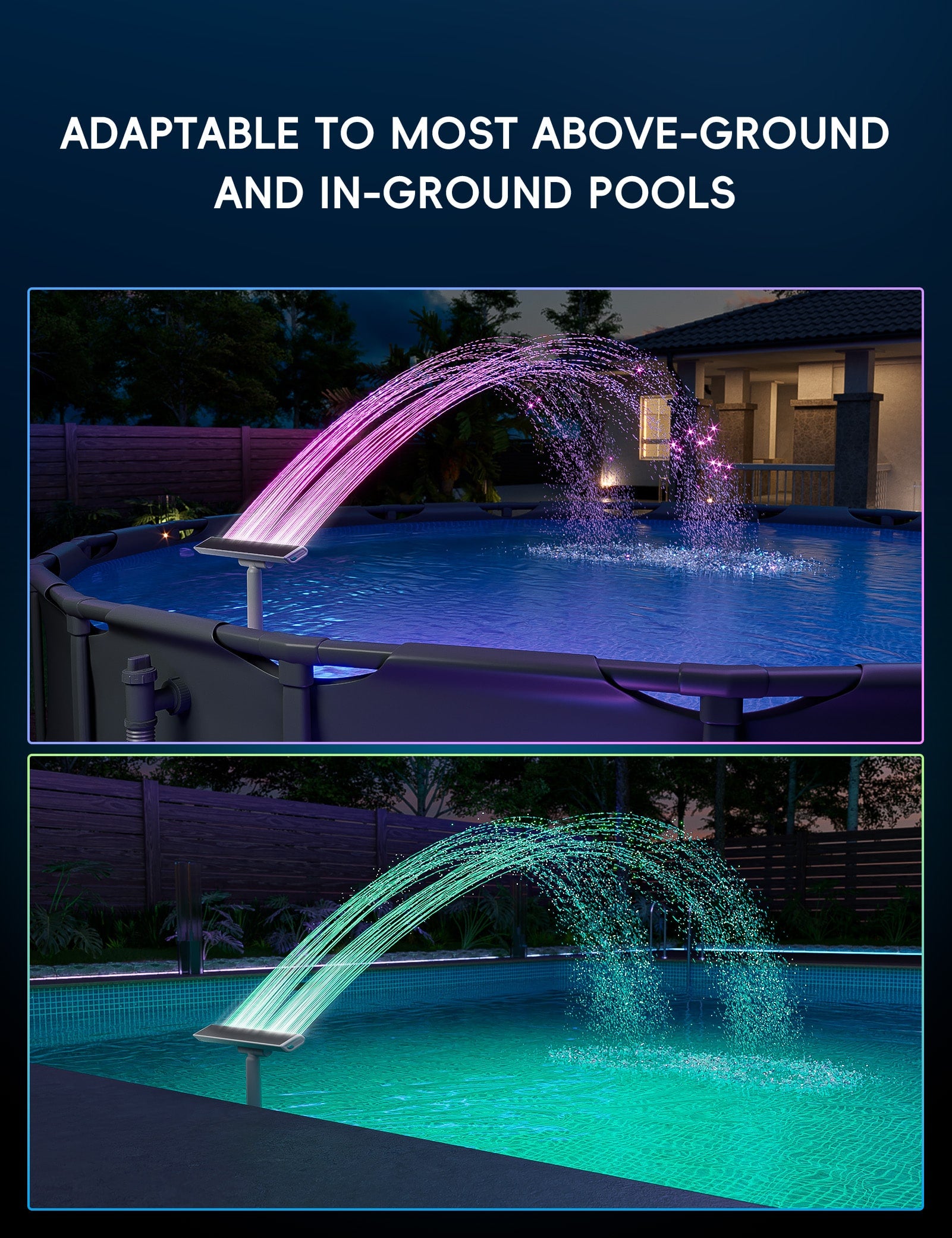 Solar Pool Fountain Light - Lumen X Brust