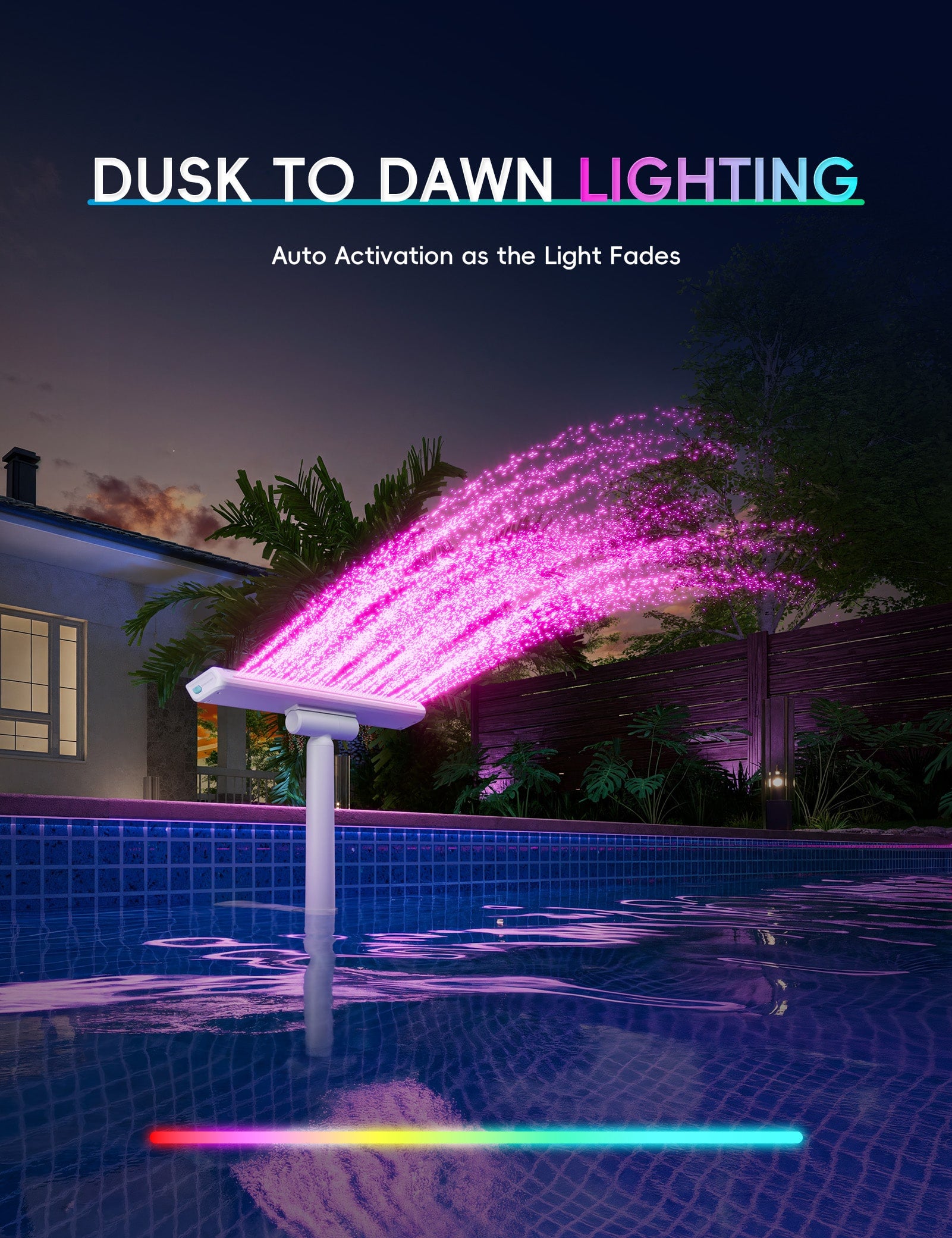 Solar Pool Fountain Light - Lumen X Brust