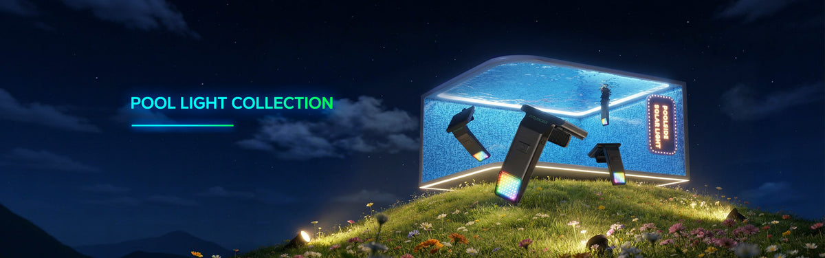 Poolhacker Solar Solar Pool Lights for Above-Ground & In-Ground Pools | Poolhacker® Official
