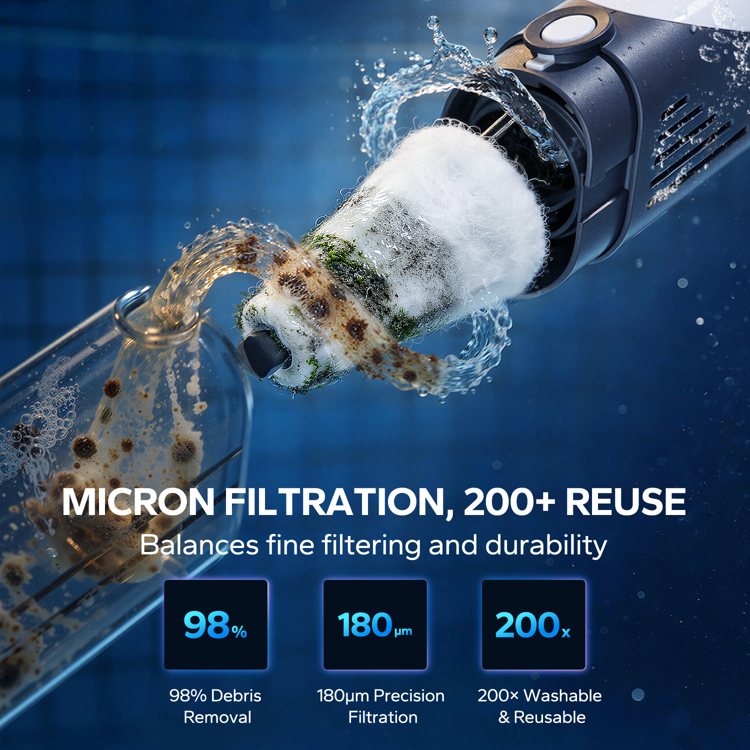 Cordless Handheld Pool Vacuum